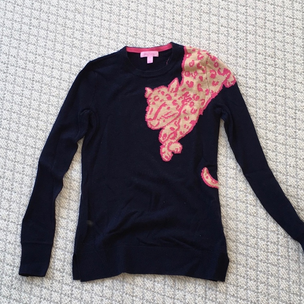Lilly Pulitzer cashmere sweater!